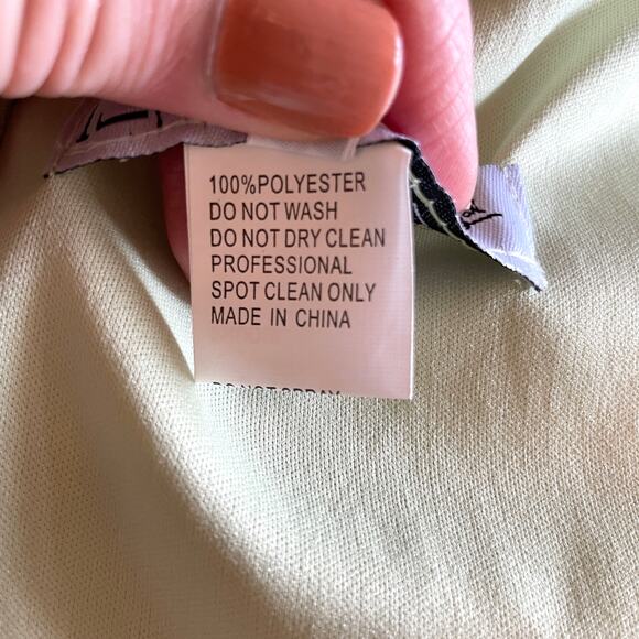 Mac Duggal Braided Spaghetti Strap Faux Wrap Dress In Mint 70200 Size 4 New - Picture 12 of 12